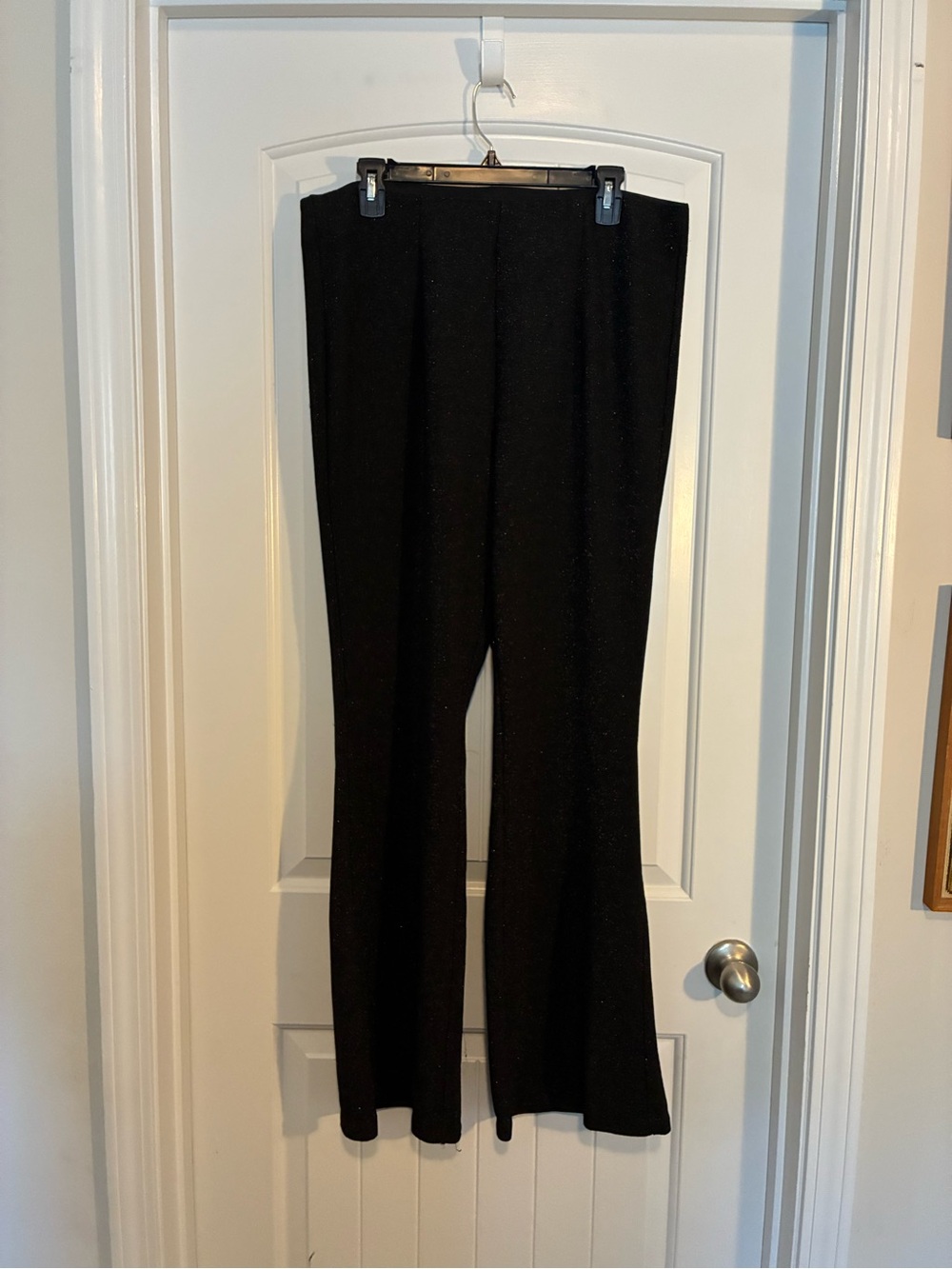 torrid SPARKLE Black Flared Knit Pants